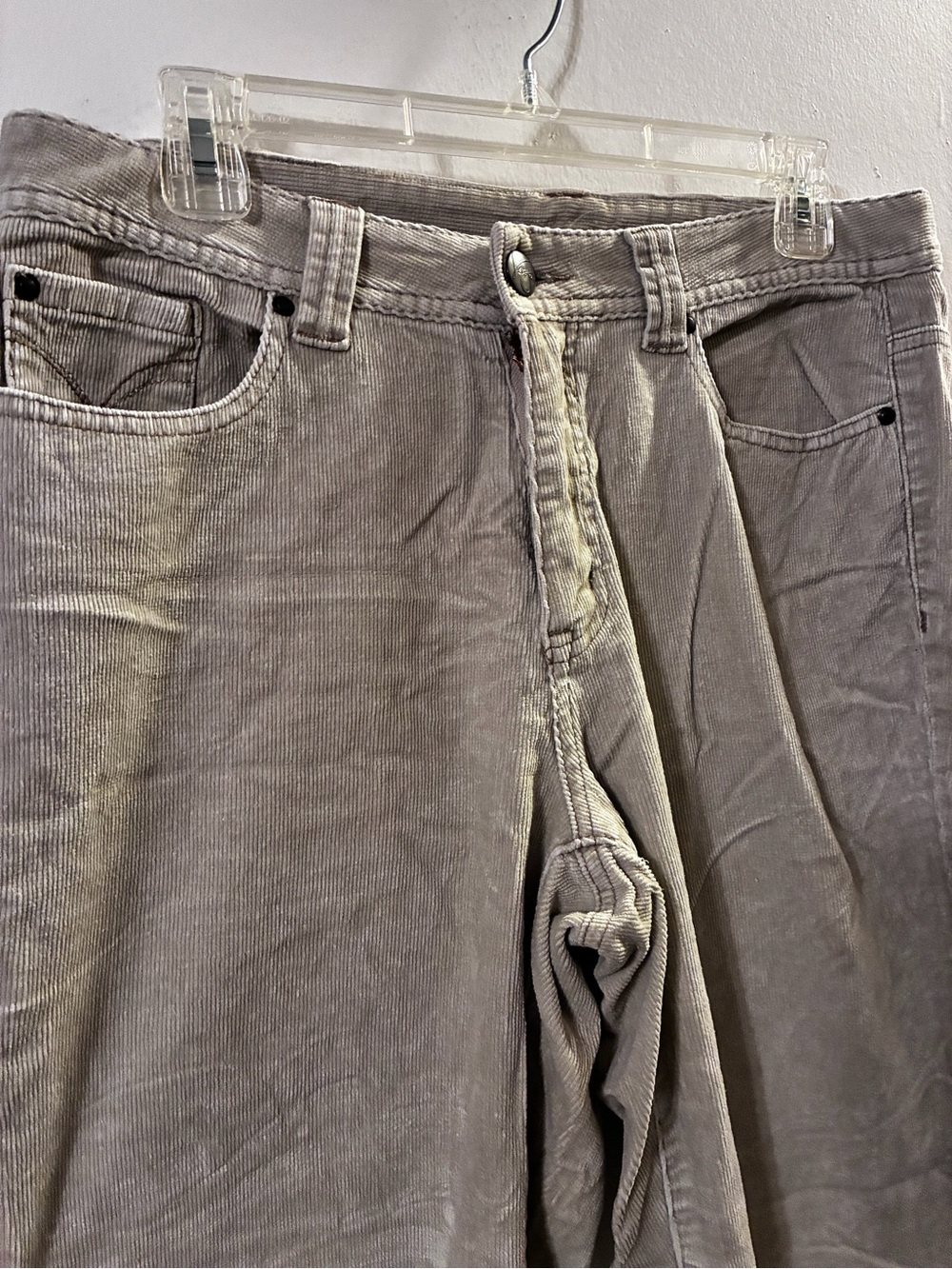 & Other Stories Women's Corduroy Pants in Light Gray